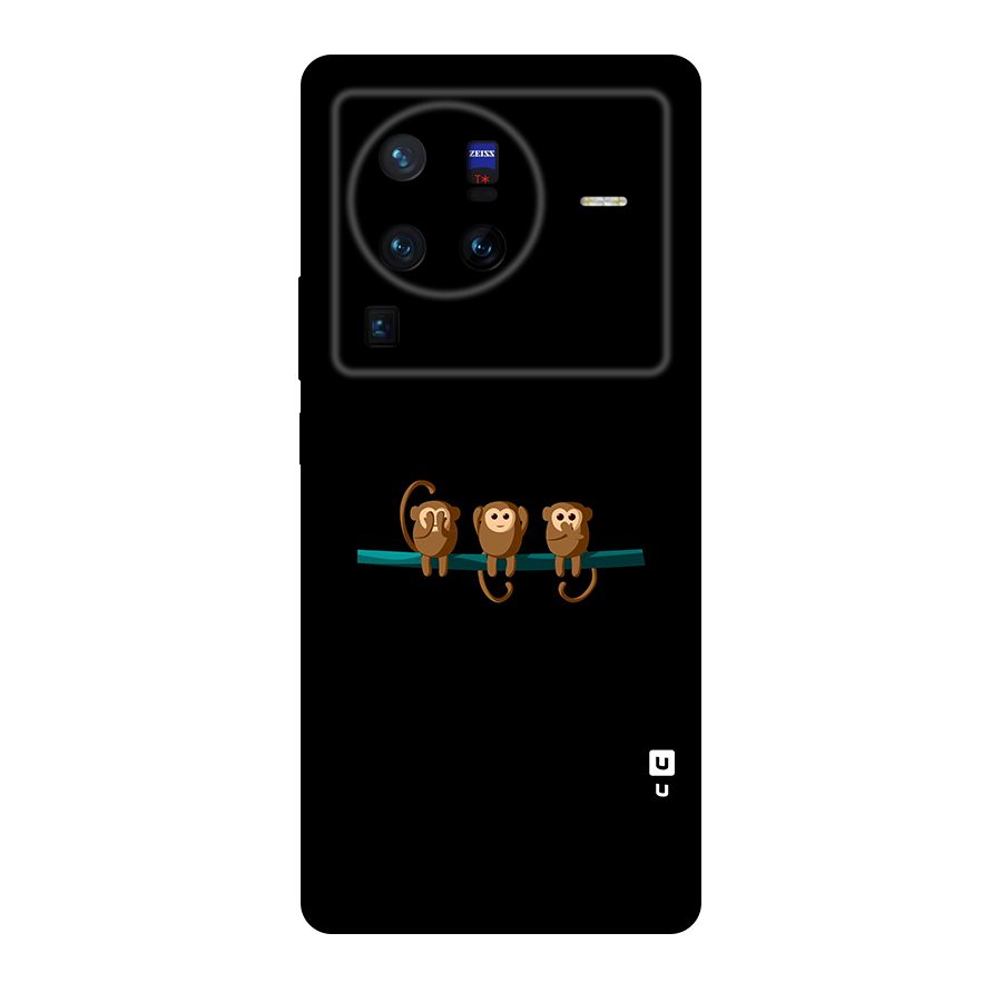 Three Cute Monkeys Original Polycarbonate Back Case for Vivo X80
