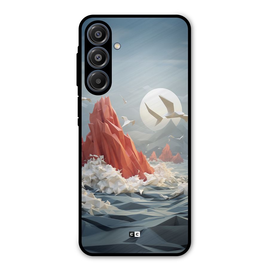 Three Dimension Sea Metal Back Case for Galaxy A16 5G