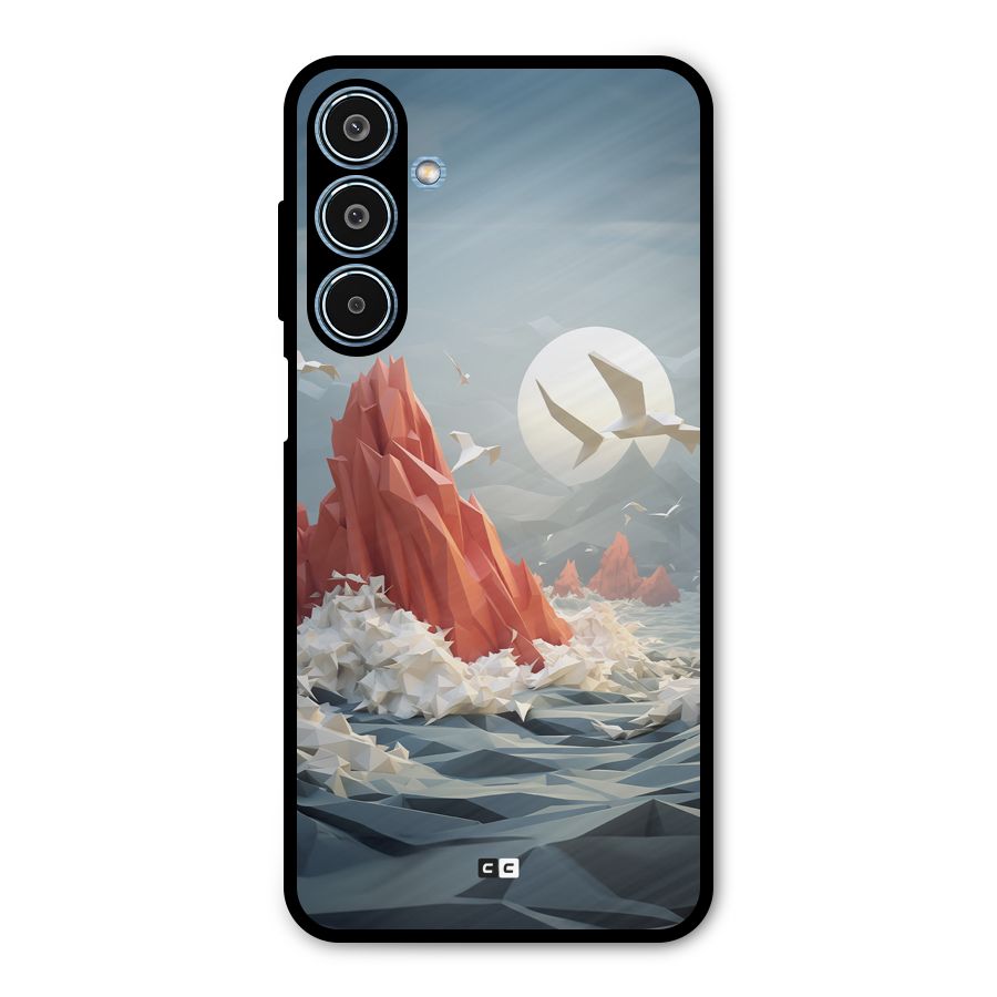 Three Dimension Sea Metal Back Case for Galaxy M35