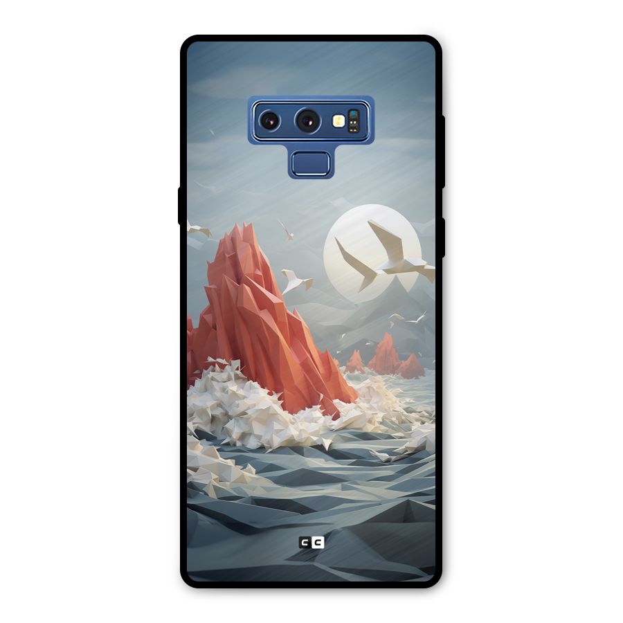 Three Dimension Sea Metal Back Case for Galaxy Note 9