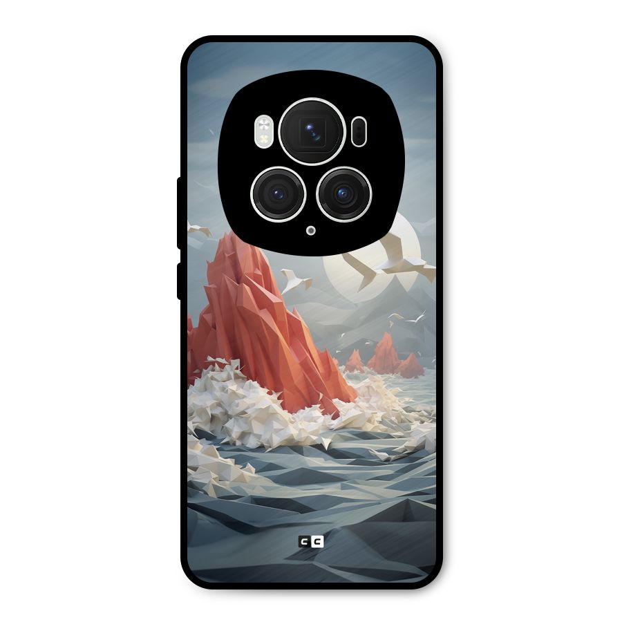 Three Dimension Sea Metal Back Case for Honor Magic6 Pro