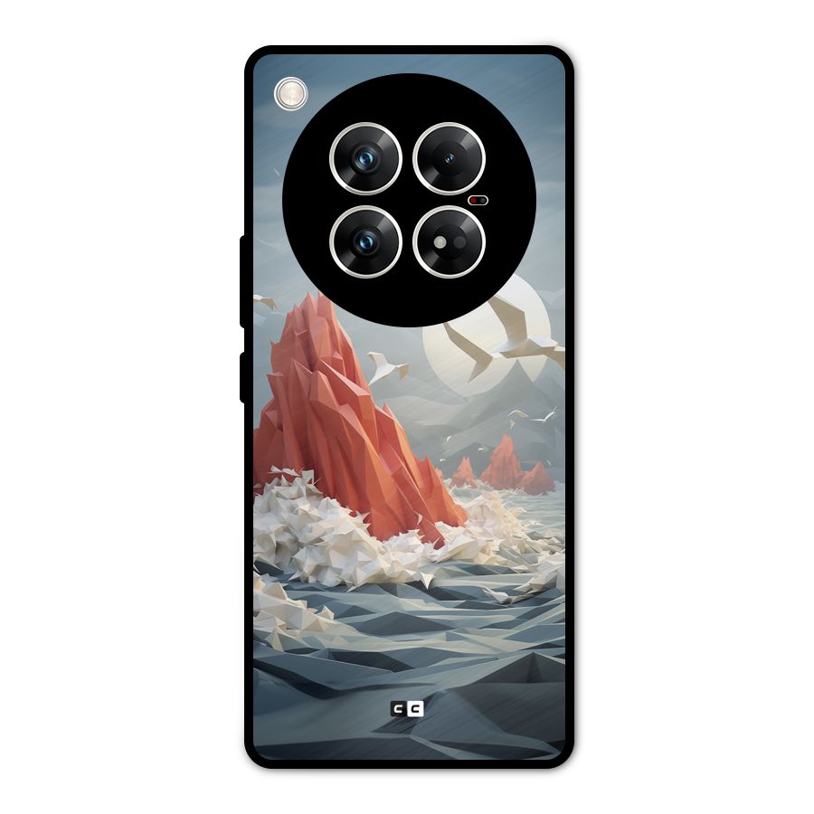 Three Dimension Sea Metal Back Case for Infinix Zero 40 5G