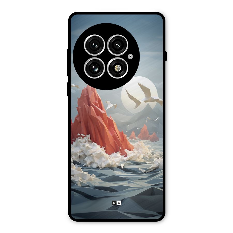 Three Dimension Sea Metal Back Case for OnePlus 13