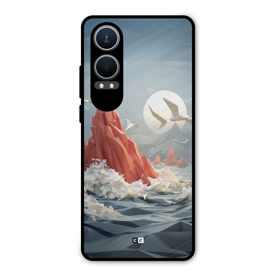 Three Dimension Sea Metal Back Case for OnePlus Nord CE4 Lite