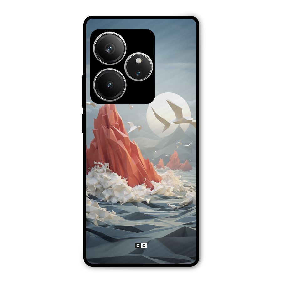 Three Dimension Sea Metal Back Case for Realme GT 6