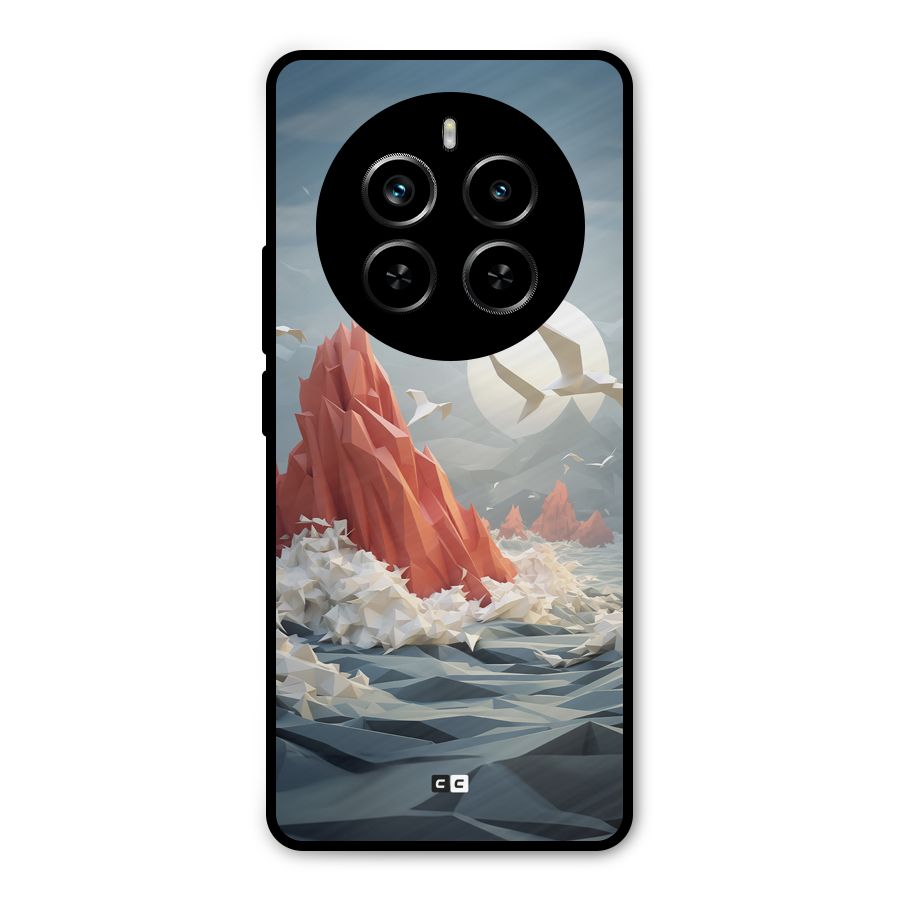 Three Dimension Sea Metal Back Case for Realme P1 Pro