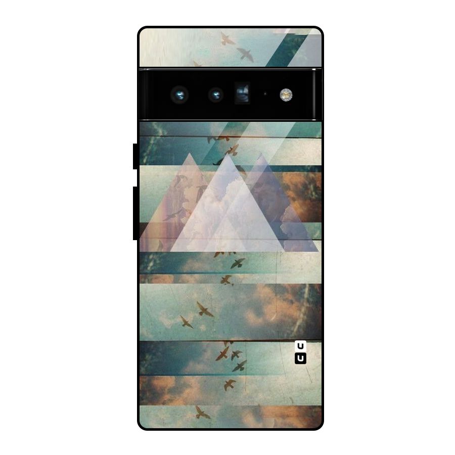 Three Triangles Glass Back Case for Google Pixel 6 Pro