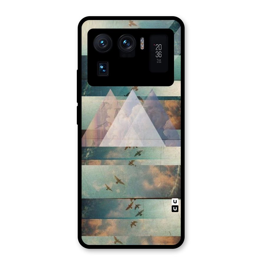 Three Triangles Glass Back Case for Mi 11 Ultra