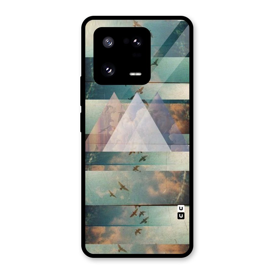 Three Triangles Glass Back Case for Xiaomi 13 Pro