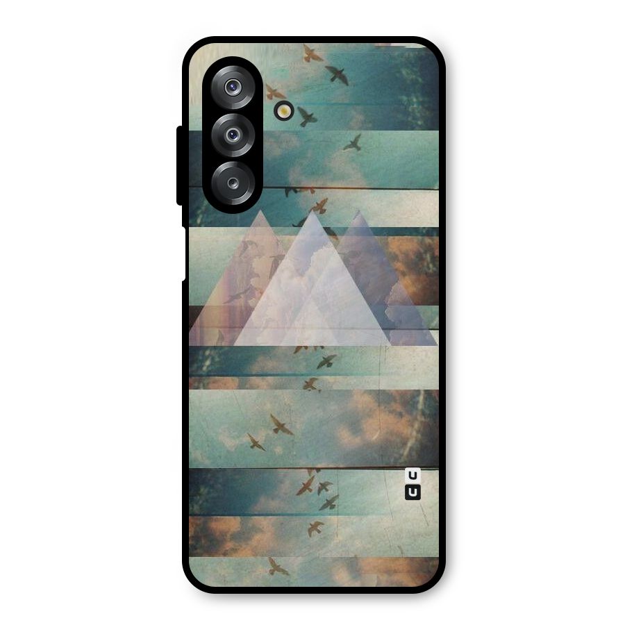 Three Triangles Metal Back Case for Galaxy A26