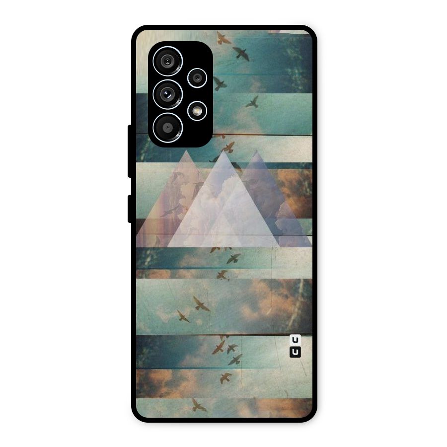 Three Triangles Metal Back Case for Galaxy A53 5G