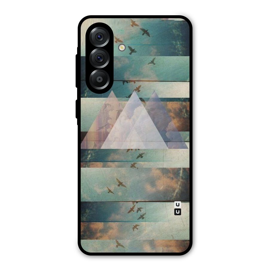 Three Triangles Metal Back Case for Galaxy A56