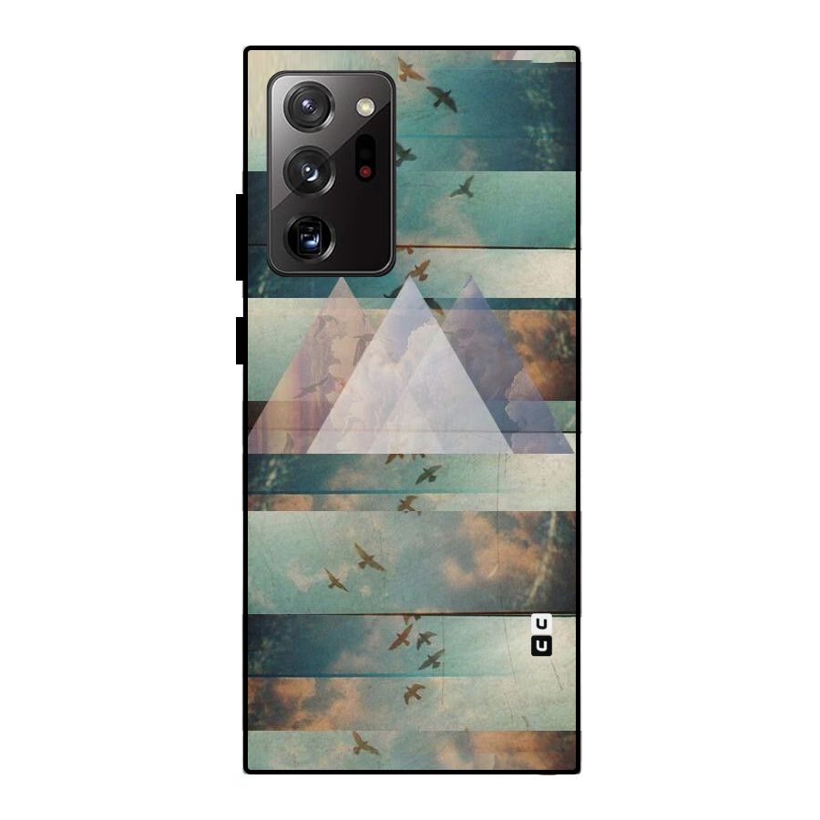 Three Triangles Metal Back Case for Galaxy Note 20 Ultra