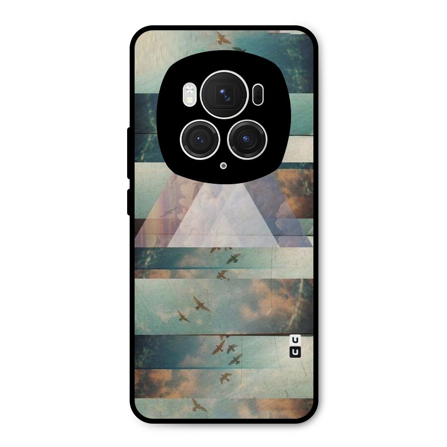 Three Triangles Metal Back Case for Honor Magic6 Pro