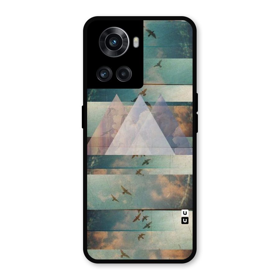 Three Triangles Metal Back Case for OnePlus 10R