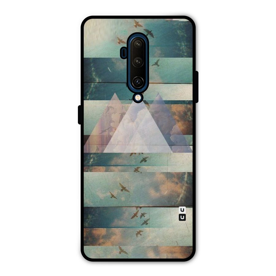 Three Triangles Metal Back Case for OnePlus 7T Pro