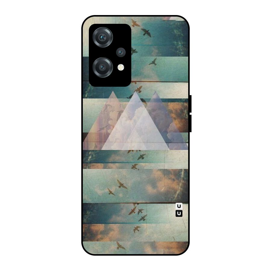 Three Triangles Metal Back Case for OnePlus Nord CE 2 Lite 5G