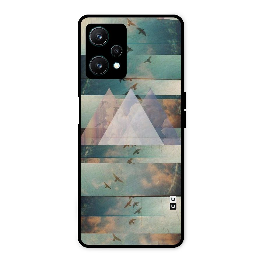 Three Triangles Metal Back Case for Realme 9 Pro 5G