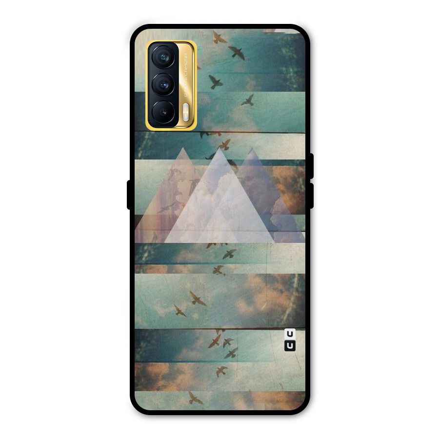 Three Triangles Metal Back Case for Realme X7