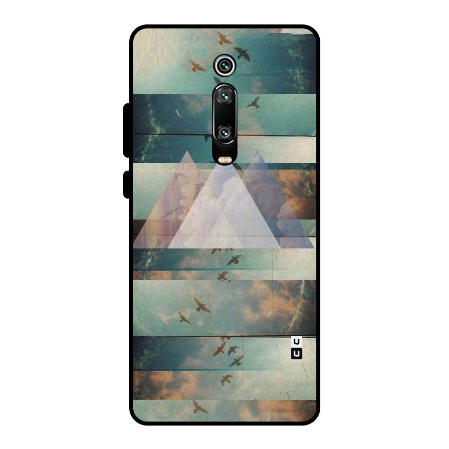Three Triangles Metal Back Case for Redmi K20