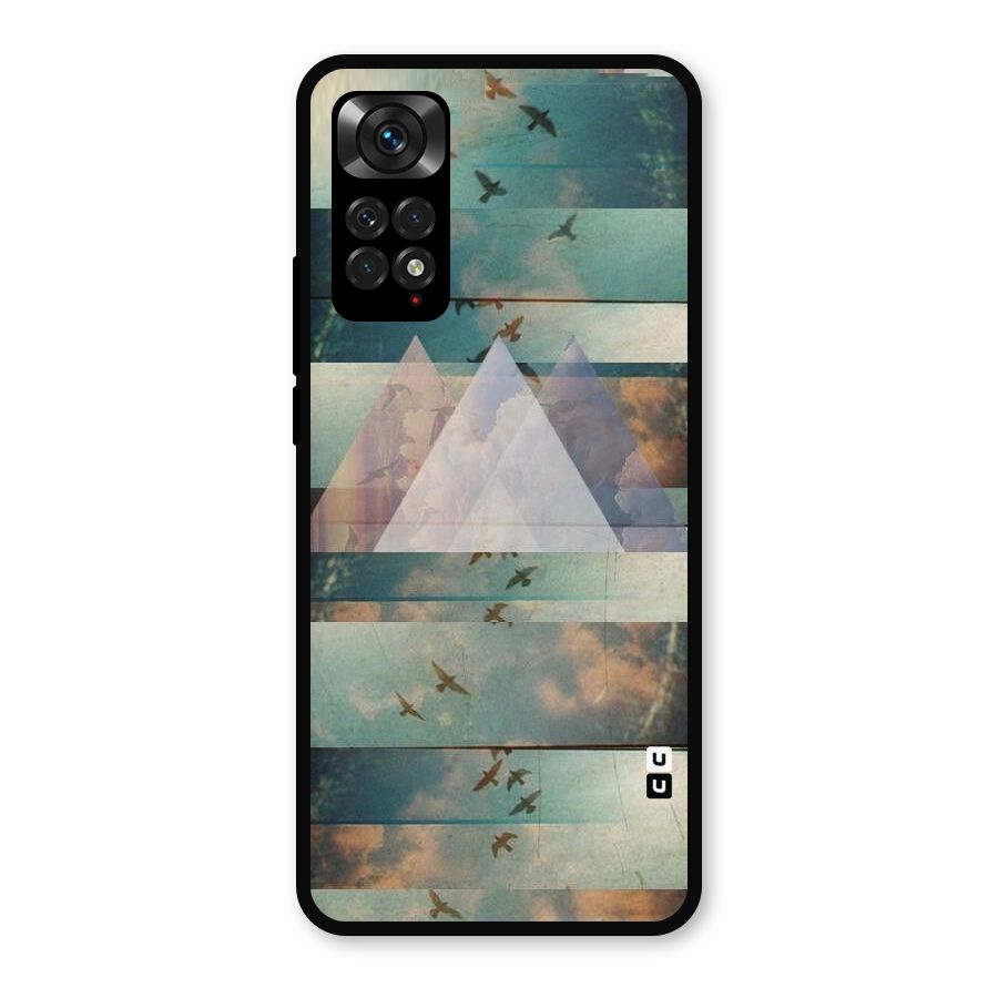 Three Triangles Metal Back Case for Redmi Note 11s