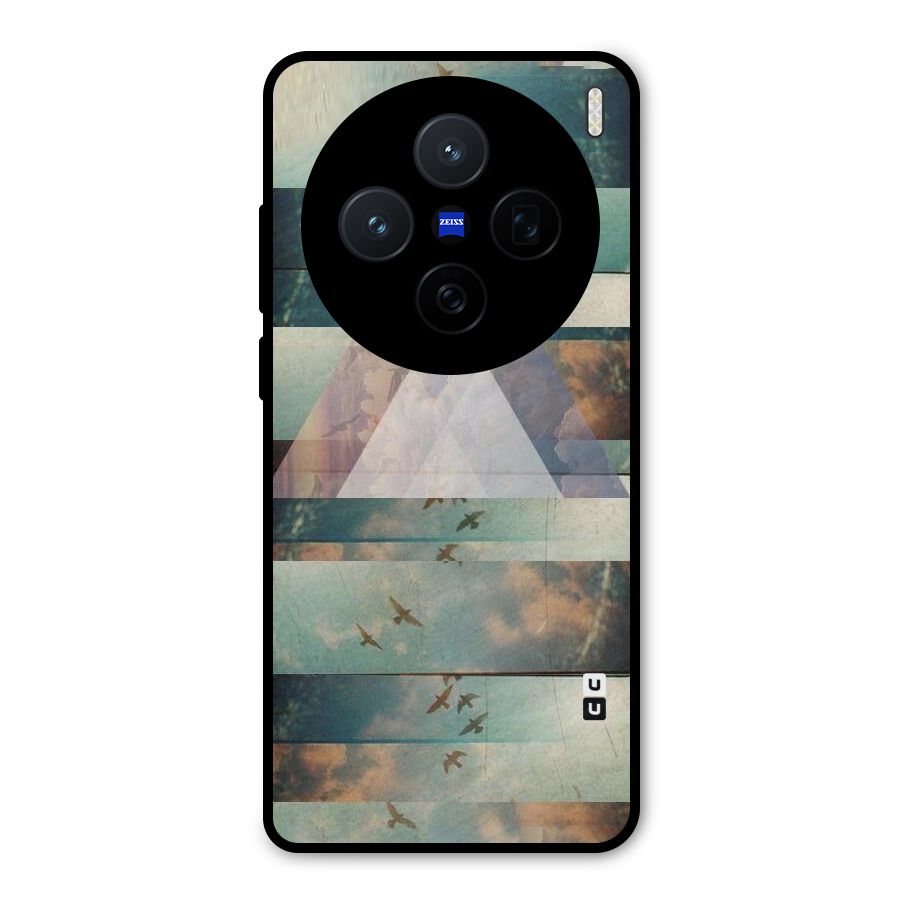 Three Triangles Metal Back Case for Vivo X200