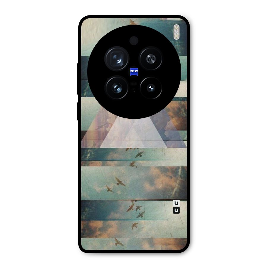 Three Triangles Metal Back Case for Vivo X200 Pro