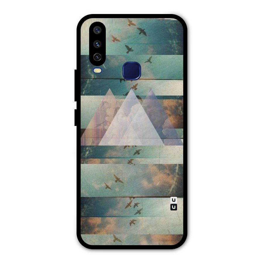 Three Triangles Metal Back Case for Vivo Y15