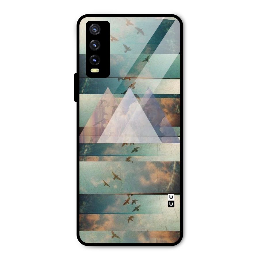 Three Triangles Metal Back Case for Vivo Y20