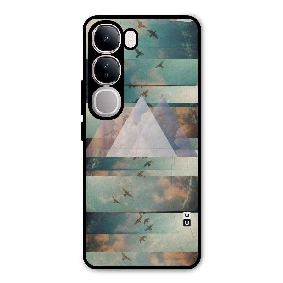 Three Triangles Metal Back Case for Vivo Y300