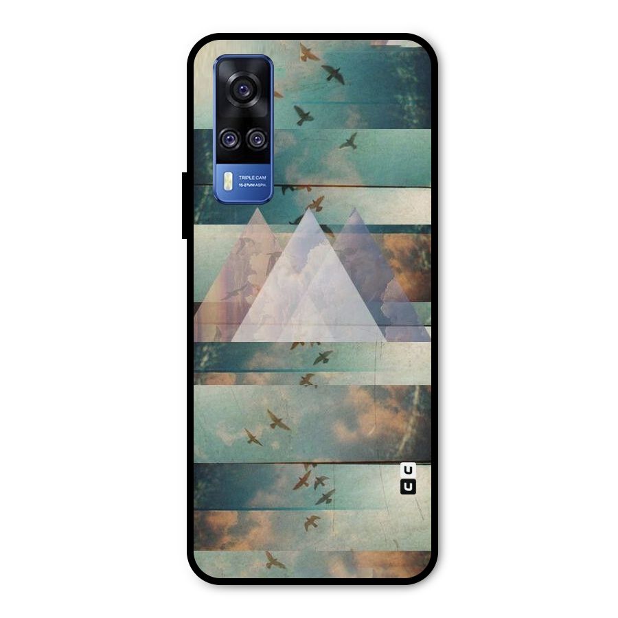 Three Triangles Metal Back Case for Vivo Y31