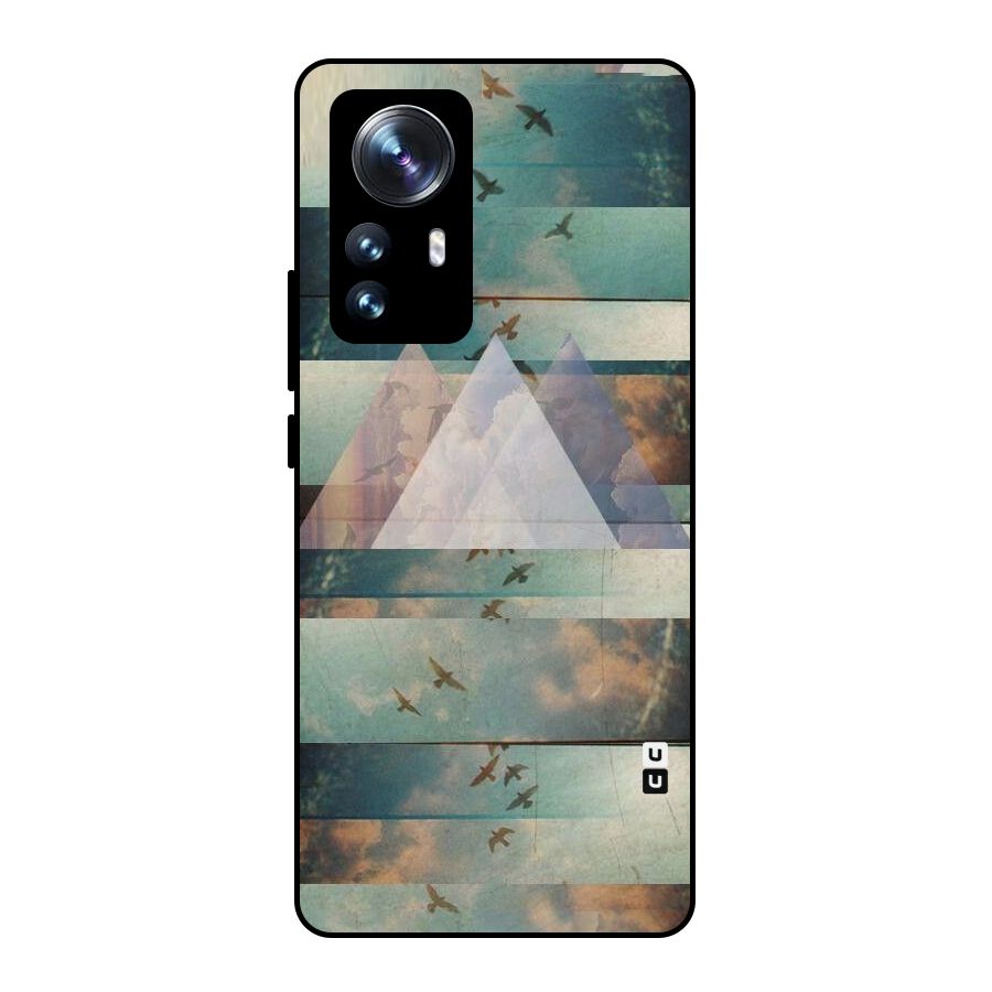 Three Triangles Metal Back Case for Xiaomi 12 Pro