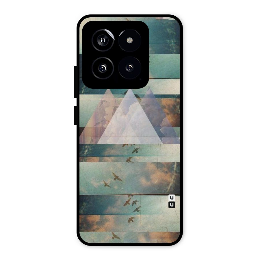 Three Triangles Metal Back Case for Xiaomi 14