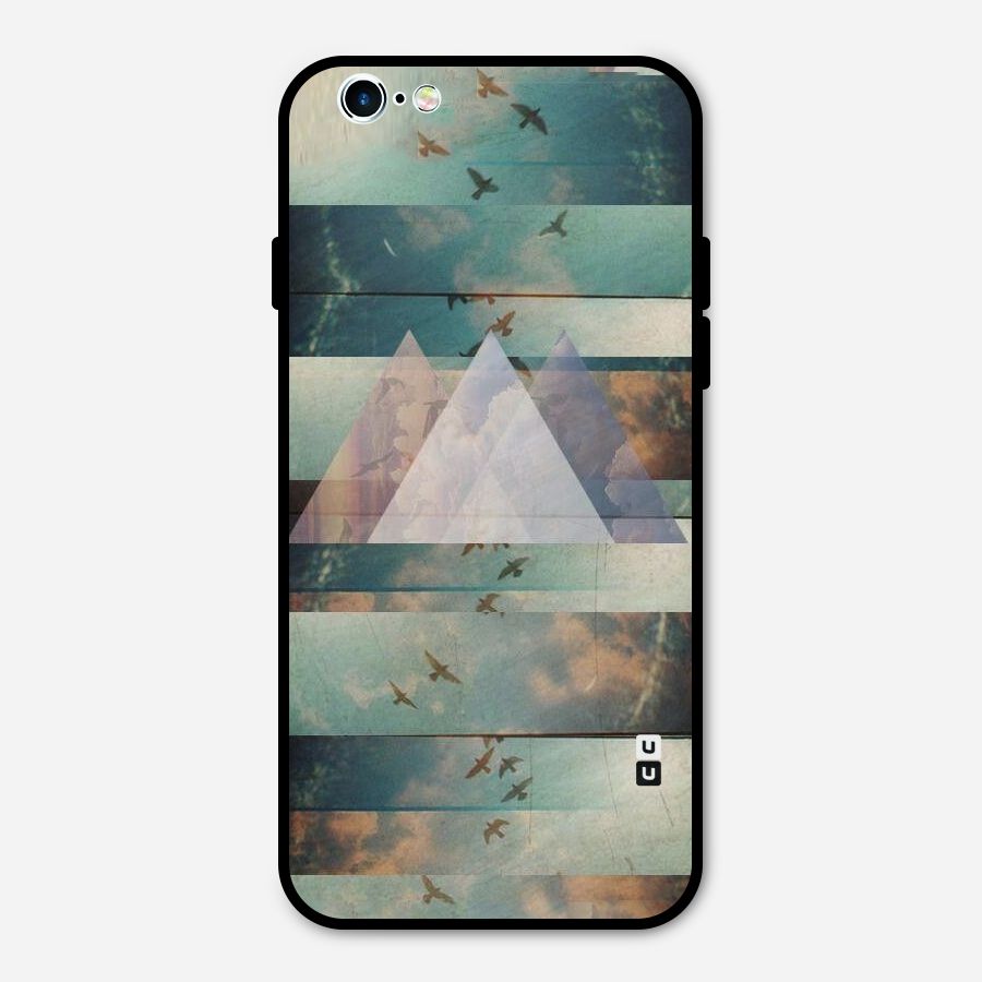Three Triangles Metal Back Case for iPhone 6 6s