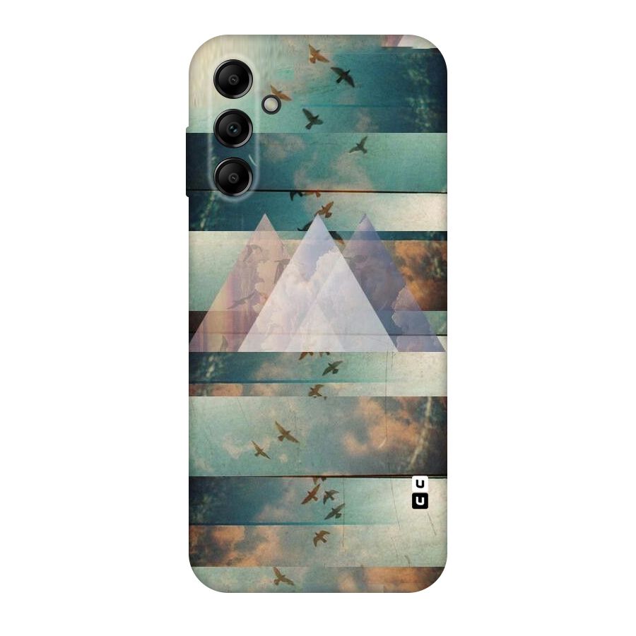 Three Triangles Original Polycarbonate Back Case for Galaxy A14 5G