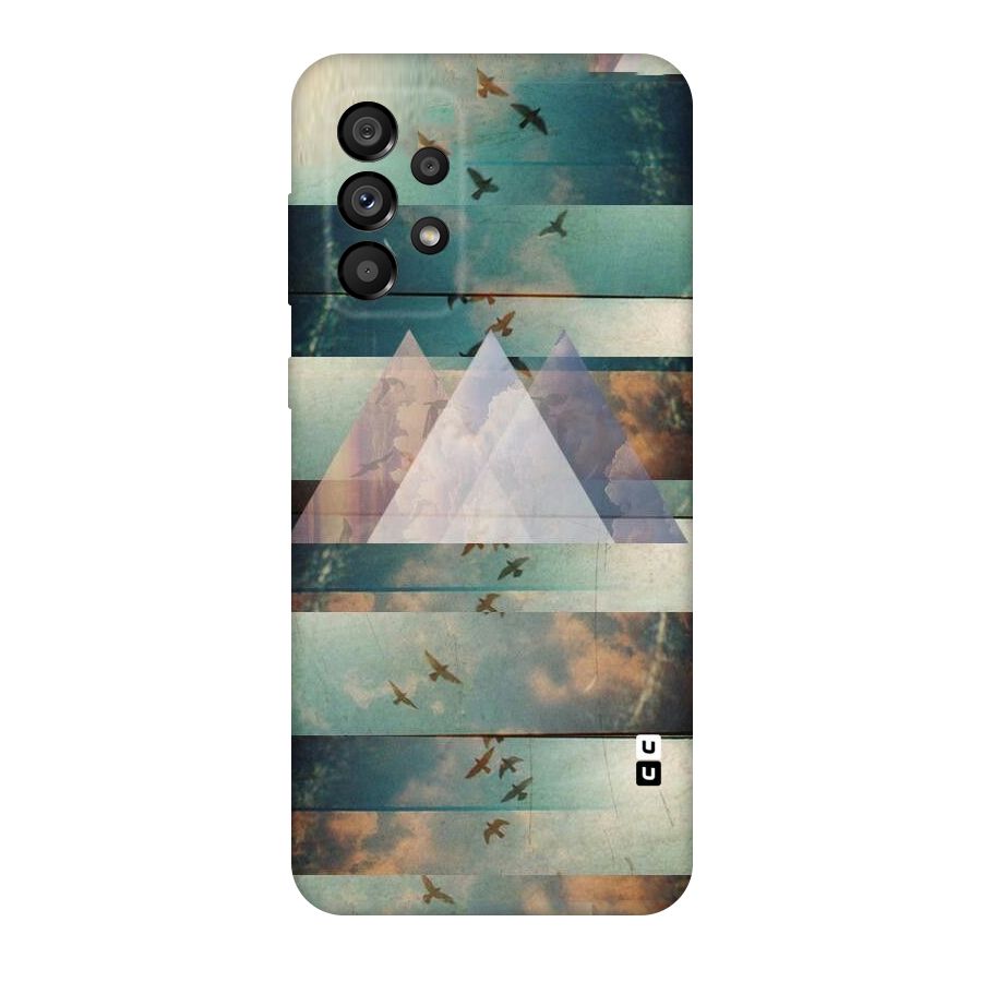 Three Triangles Original Polycarbonate Back Case for Galaxy A73 5G