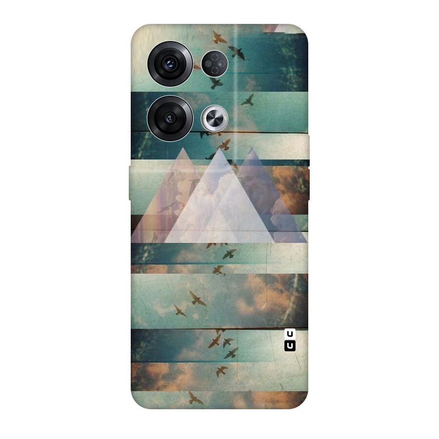 Three Triangles Original Polycarbonate Back Case for Oppo Reno8 Pro 5G