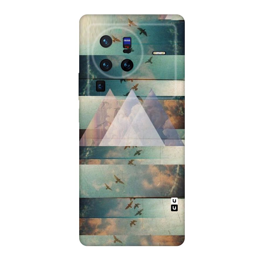 Three Triangles Original Polycarbonate Back Case for Vivo X80