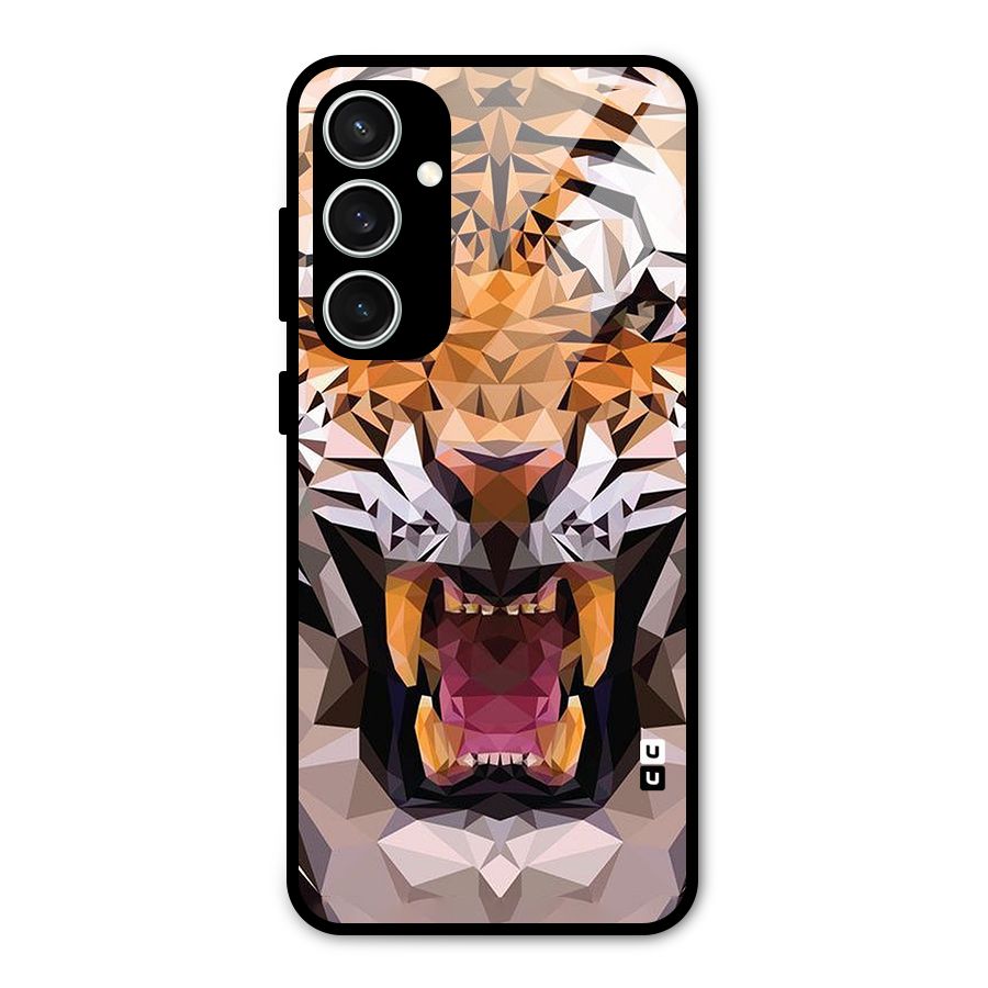 Tiger Abstract Art Glass Back Case for Galaxy S23 FE