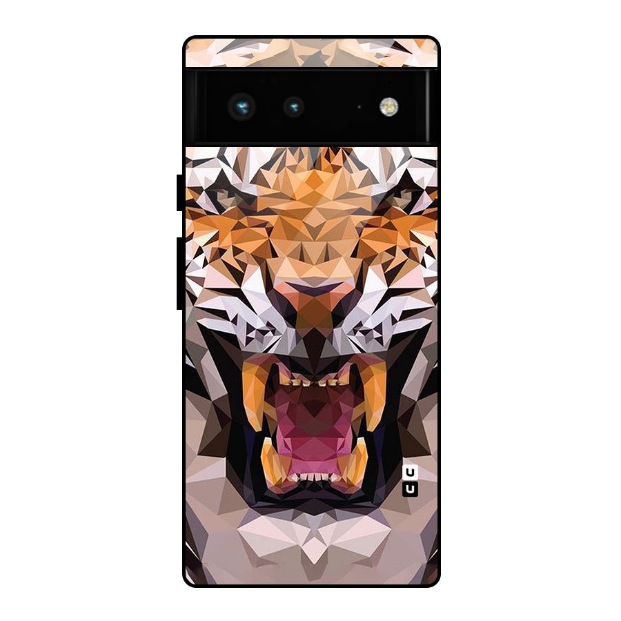 Tiger Abstract Art Glass Back Case for Google Pixel 6
