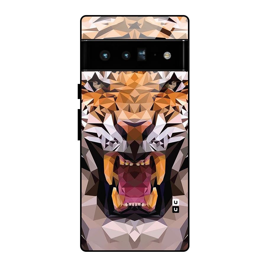 Tiger Abstract Art Glass Back Case for Google Pixel 6 Pro