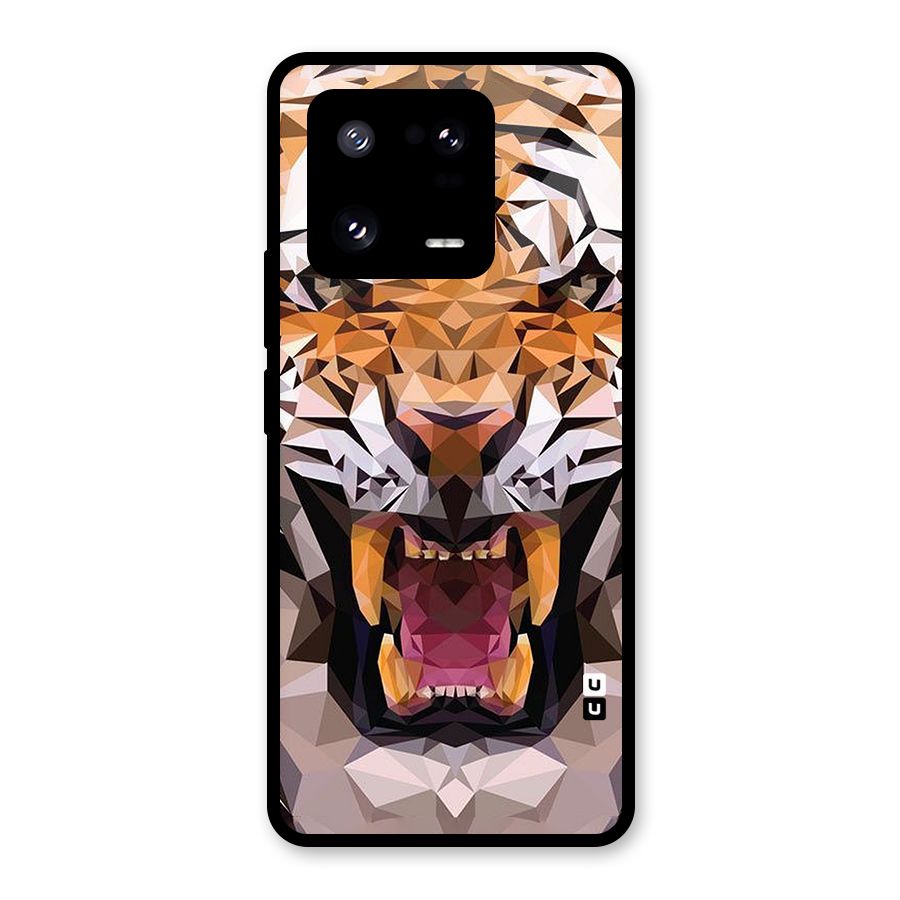 Tiger Abstract Art Glass Back Case for Xiaomi 13 Pro