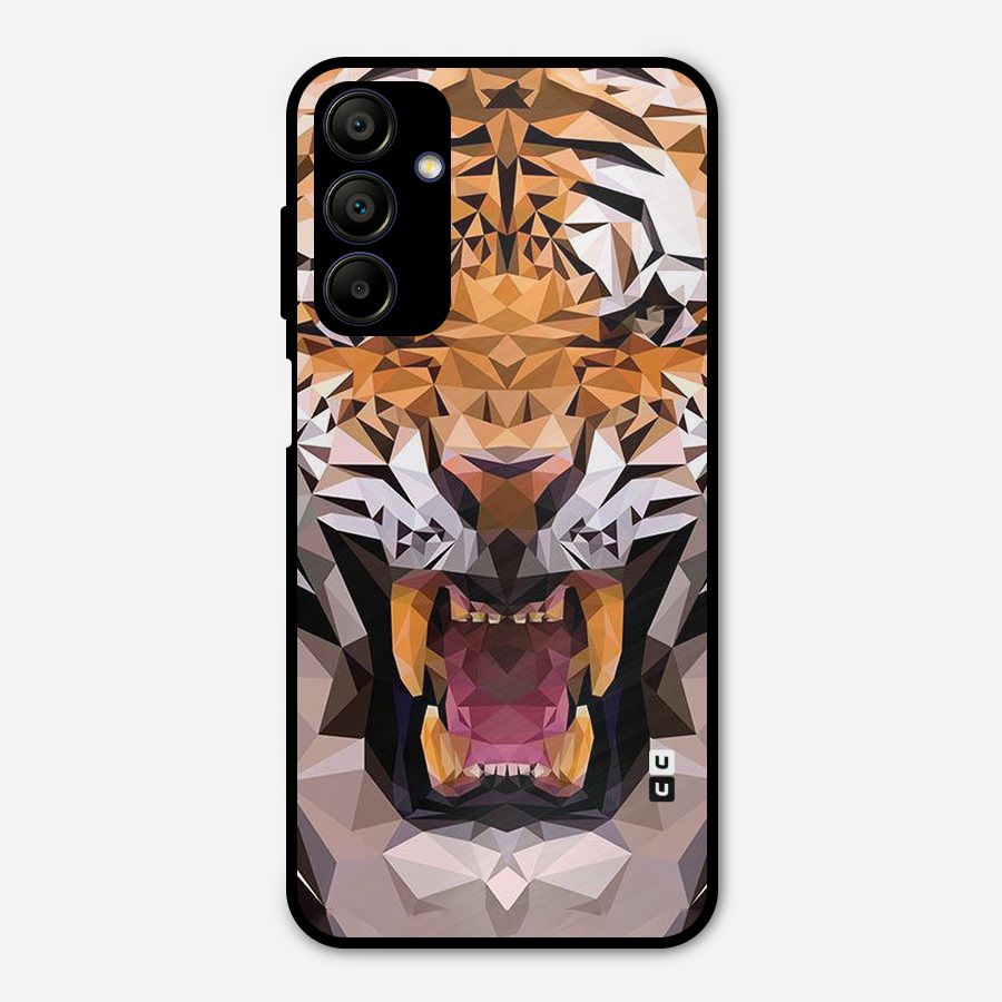 Tiger Abstract Art Metal Back Case for Galaxy A15 5G