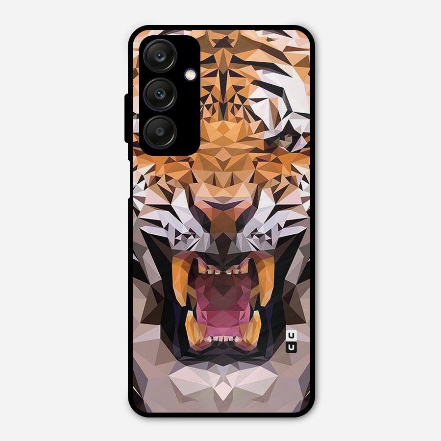 Tiger Abstract Art Metal Back Case for Galaxy A25 5G