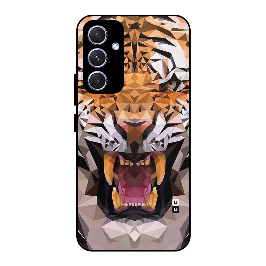 Tiger Abstract Art Metal Back Case for Galaxy A54