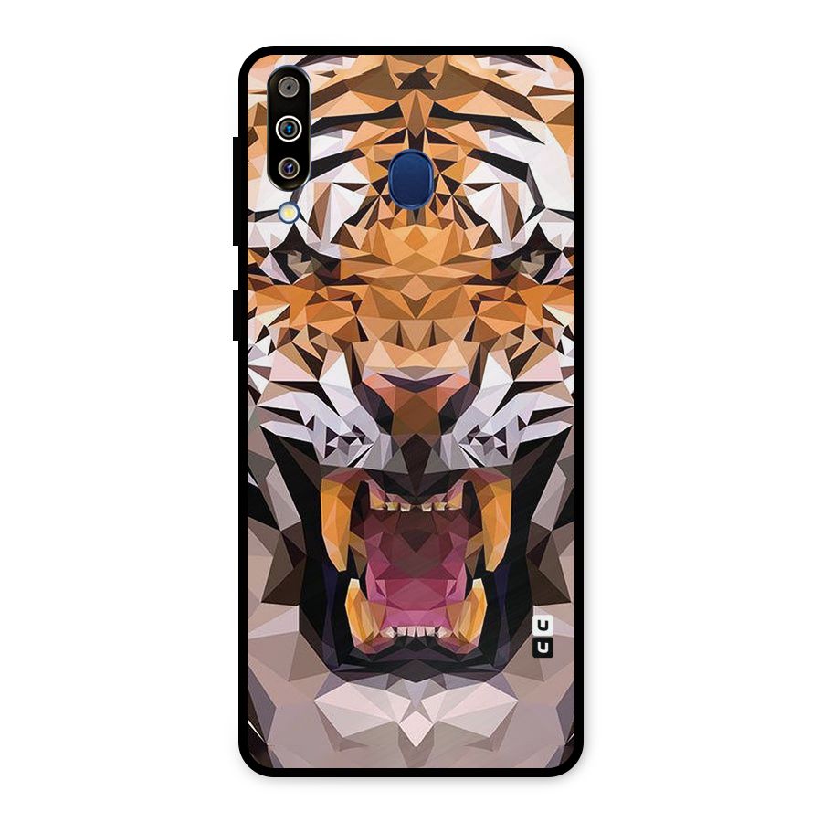 Tiger Abstract Art Metal Back Case for Galaxy M30