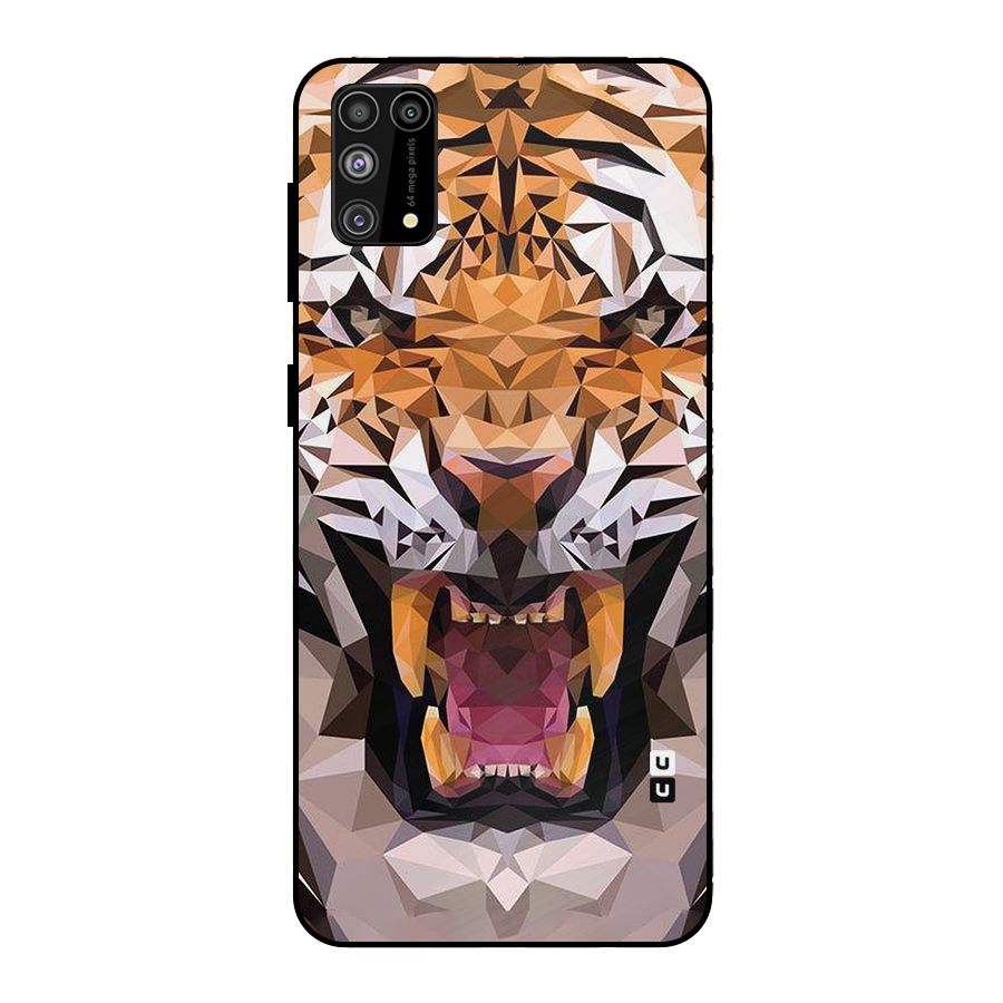 Tiger Abstract Art Metal Back Case for Galaxy M31