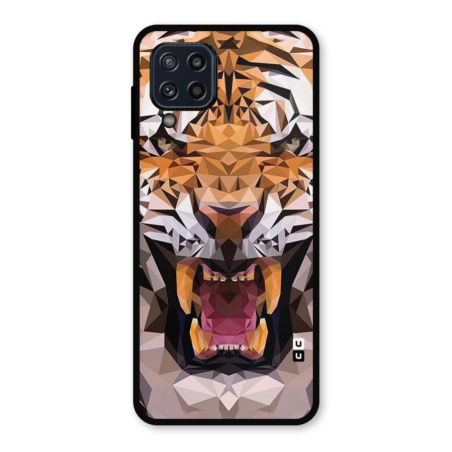 Tiger Abstract Art Metal Back Case for Galaxy M32