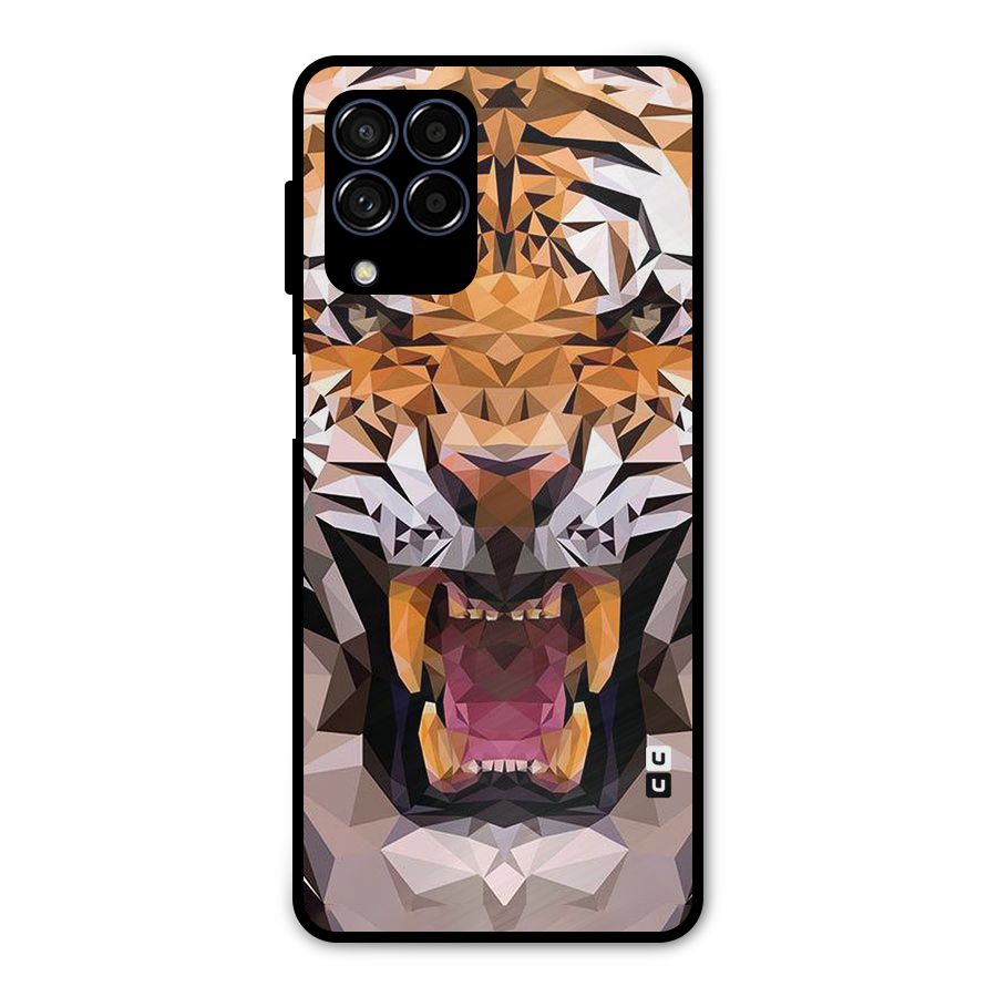 Tiger Abstract Art Metal Back Case for Galaxy M53 5G