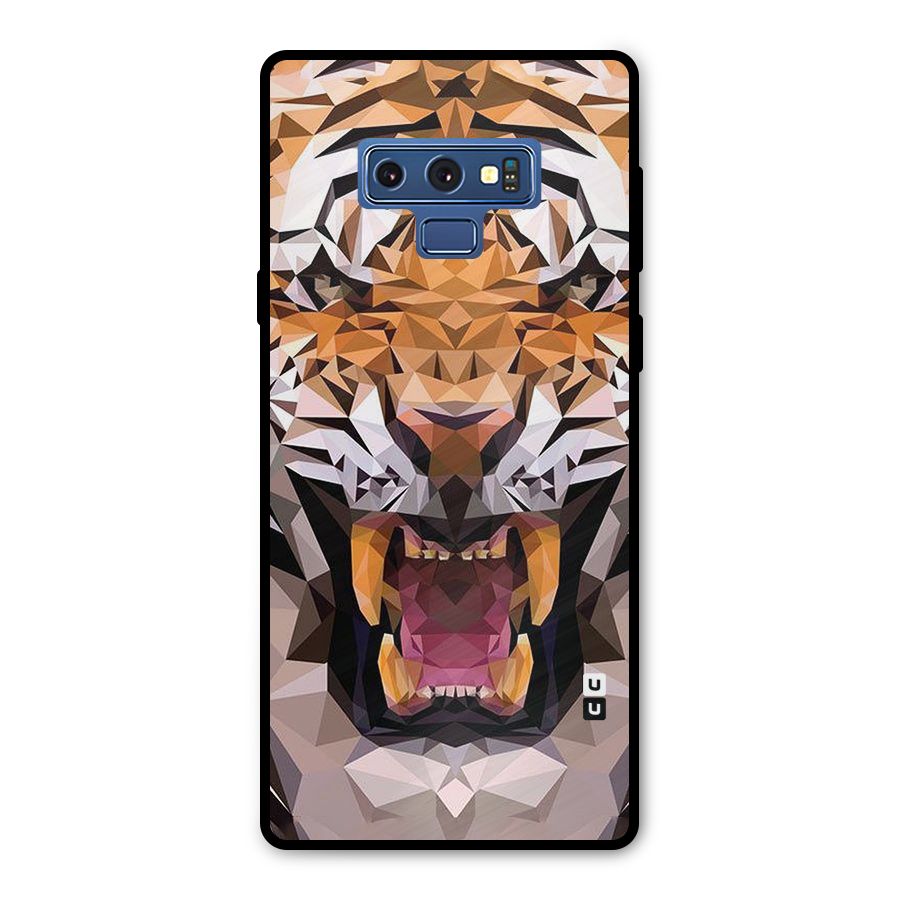 Tiger Abstract Art Metal Back Case for Galaxy Note 9